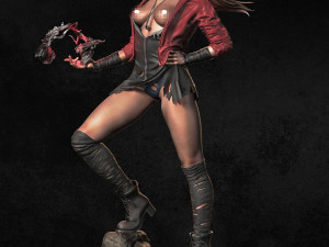 Scarlet Witch 3D Print Model