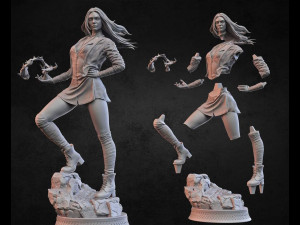 Scarlet Witch 3D Print Model