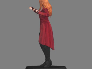 Scarlet Witch 3D Print Model