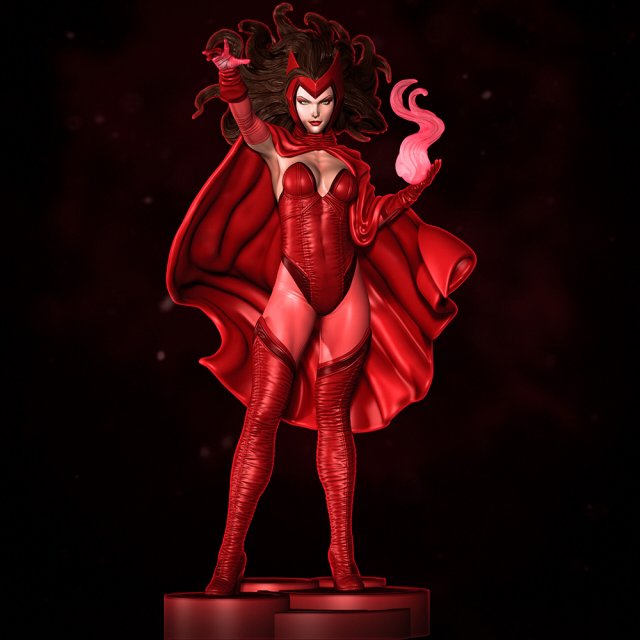 Scarlet Witch Modelo de Impressão 3D .c4d .max .obj .3ds .fbx .stl .blend 