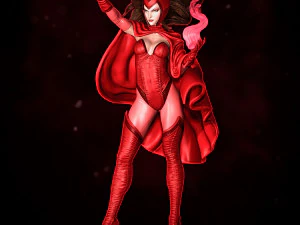 Scarlet Witch 3D Print Model