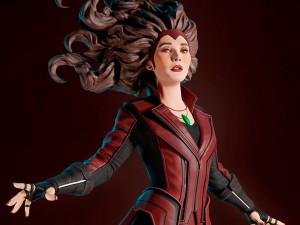 Scarlet Witch 3D-Druckmodell
