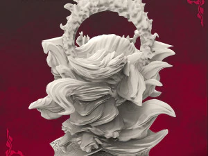 Scarlet Witch Bust 3D Print Model