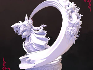 Scarlet Witch 3D Print Model