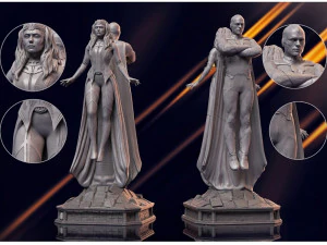 Wanda and Vision 3D Print Model