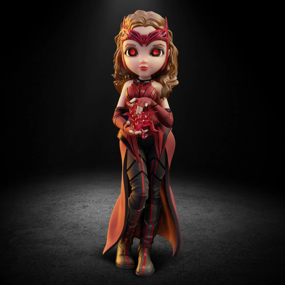 Wanda Maximoff 3D Print Model .c4d .max .obj .3ds .fbx .stl .blend