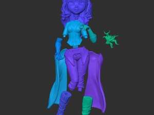 Wanda Maximoff 3Dプリントモデル