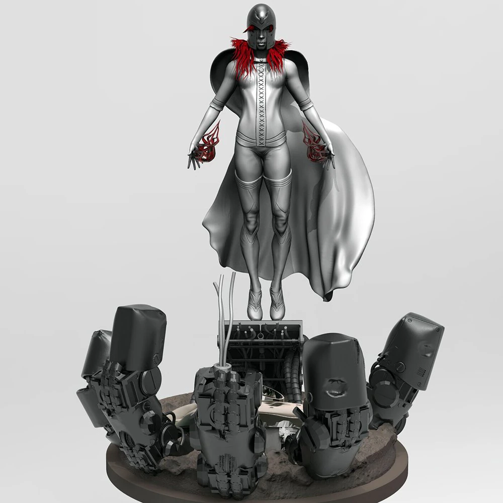 Wanda - Scarlet Witch 3D Print Model .c4d .max .obj .3ds .fbx .stl .blend 