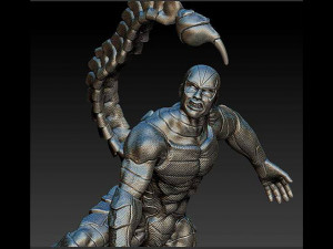 Scorpion - Spiderman Villain 3D Принт Модель