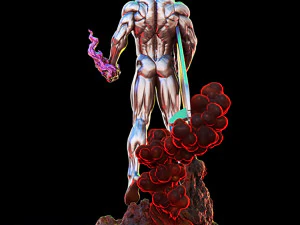 Silver Surfer 3D Print Model