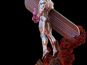 Silver Surfer 3D Print Model