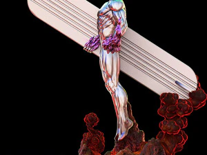 Silver Surfer 3D Print Model