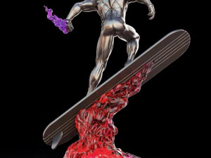 Silver Surfer 3D Print Model