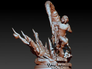 Winter Soldier 3D Print Model