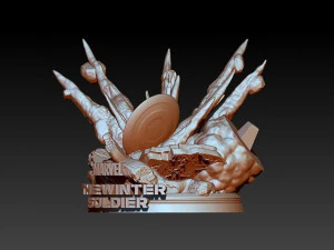 Winter Soldier 3D Print Model