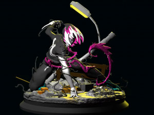 Spider Gwen Venomized 3D Print Model