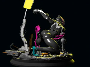Spider Gwen Venomized 3D Print Model
