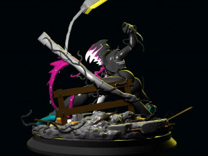 Spider Gwen Venomized 3D Print Model