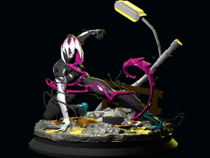 Spider Gwen Venomized 3D Print Model