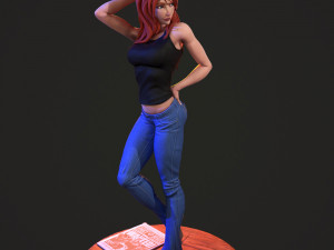 Mary Jane Watson Modelo de Impressão 3D