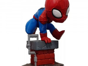 Chibi Spiderman Modelo de Impressão 3D
