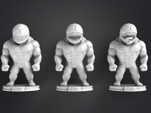 Chibi Venom 3D Print Model