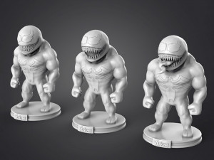 Chibi Venom 3D Принт Модель
