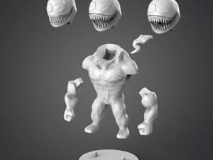 Chibi Venom 3D Принт Модель