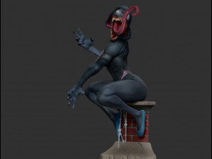 Gwenom Statue 3D Принт Модель
