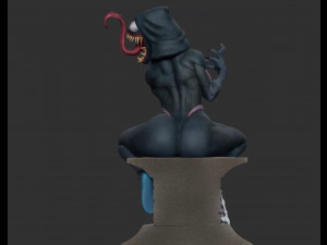 Gwenom Statue 3D Принт Модель