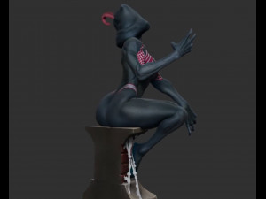 Gwenom Statue 3D Принт Модель