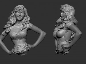 Mary Jane 3Dプリントモデル