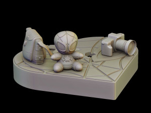 Mary Jane 3Dプリントモデル