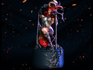 Mary Jane Venom 3D Print Model