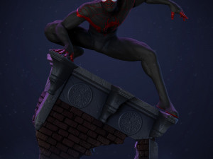 Spiderman Mile Morales 3D Print Model