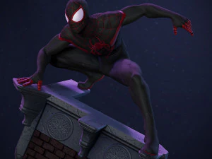 Spiderman Mile Morales 3D Print Model