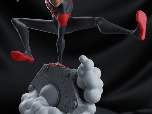 Miles Morales Spiderman 3D Print Model