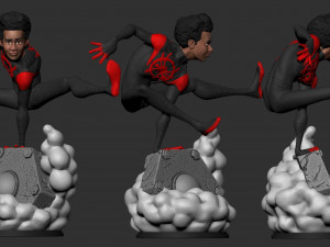 Miles Morales Spiderman 3D 打印模型