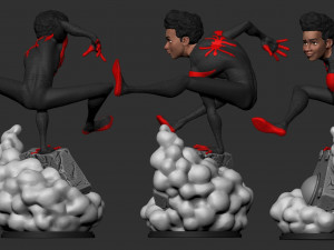 Miles Morales Spiderman 3D 打印模型