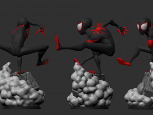 Miles Morales Spiderman 3D 打印模型