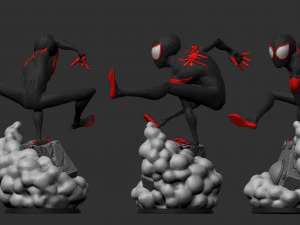 Miles Morales Spiderman 3D Print Model