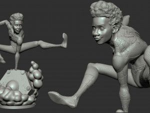 Miles Morales Spiderman 3D 打印模型