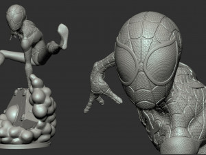 Miles Morales Spiderman 3D 打印模型