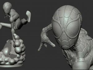 Miles Morales Spiderman 3D Print Model
