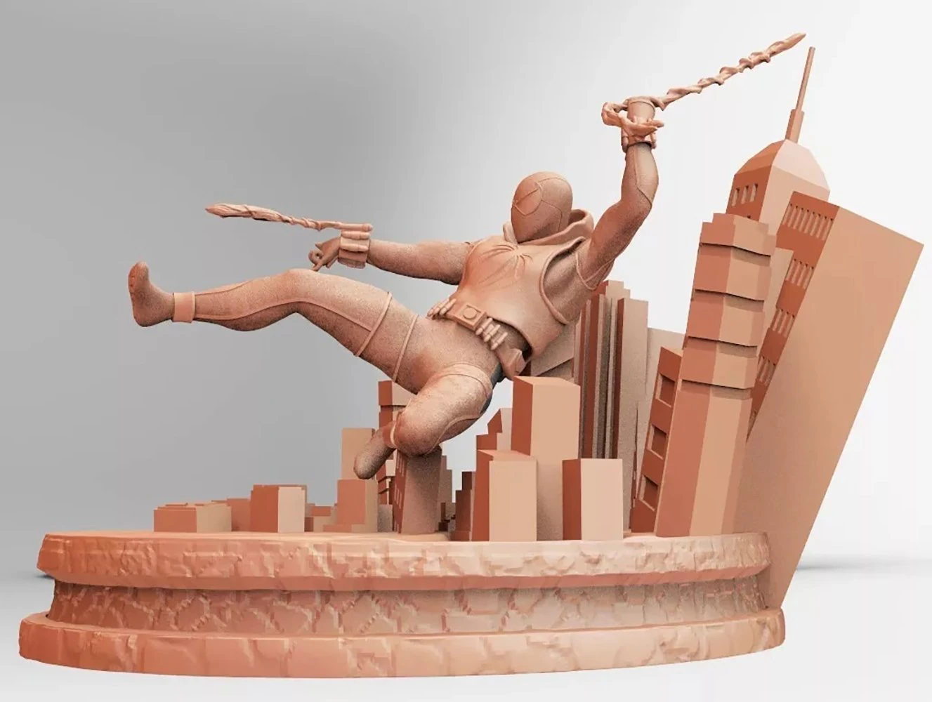 L'Uomo Ragno Scarlatto Modello di stampa 3D .c4d .max .obj .3ds .fbx .stl .blend 