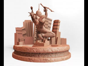 Scarlet Spiderman Model Cetak 3D