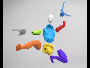 L'Uomo Ragno Scarlatto Modello di stampa 3D