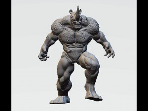 Rhino vs Spiderman 3D 打印模型