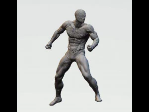 Rhino vs Spiderman 3D Print Model