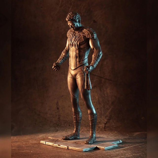 Spiderman Peter Parker Modello di stampa 3D .c4d .max .obj .3ds .fbx .stl .blend